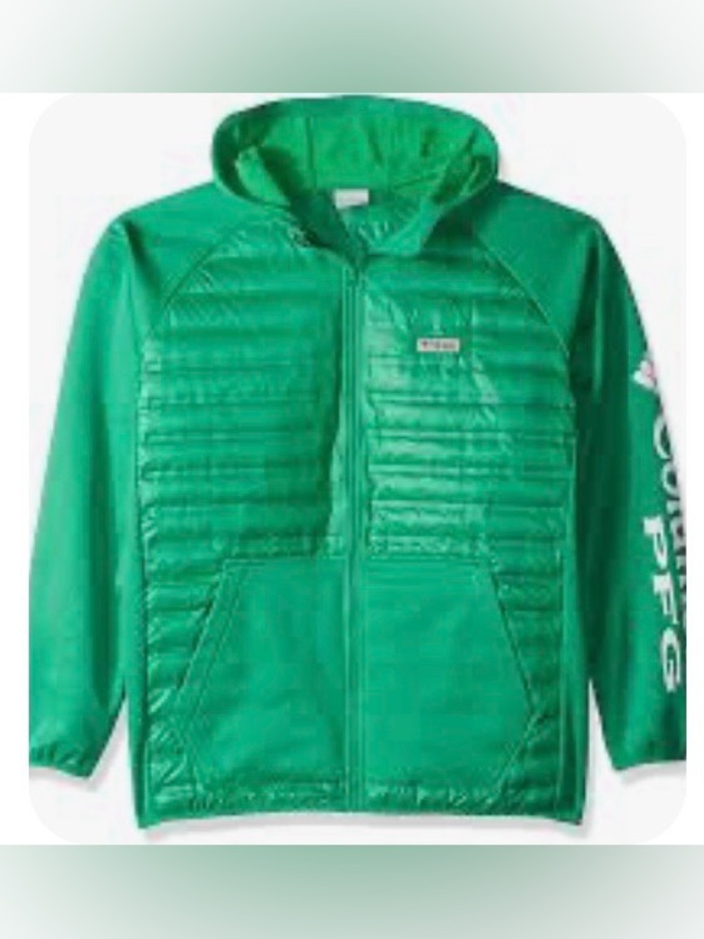 NWOT Columbia Men’s Terminal Hybrid Hoodie Jacket Size S in Green